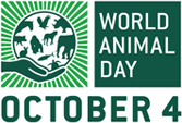 world animal day logo
